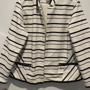 Off white/ Navy Blazer